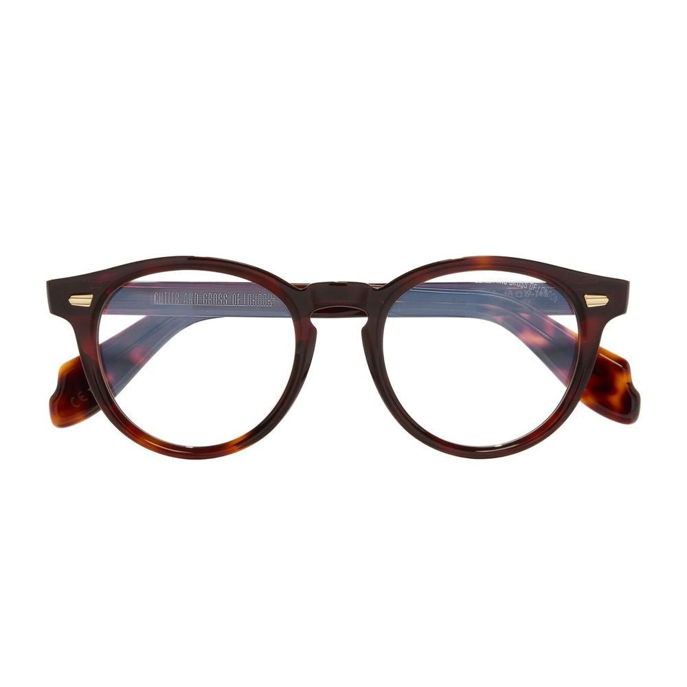 Cutler And Gross 9378 Havana Acetate Round Eyeglasses