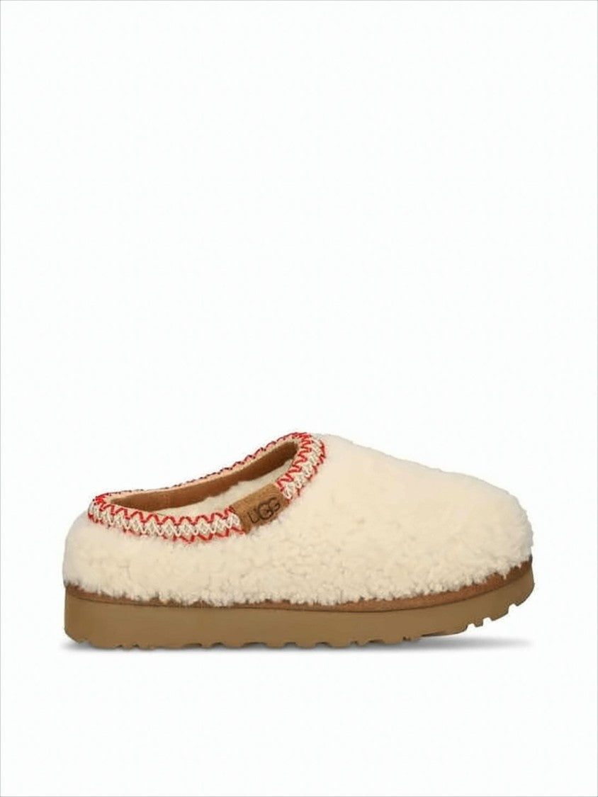 Ugg Textured Wool Blend Slip-On Mule With Zigzag Stitch
