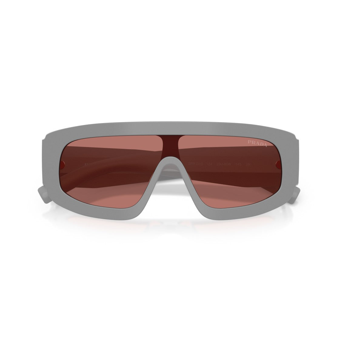 Prada Oversized Rectangular Frame Sunglasses With Triangular Logo Detail