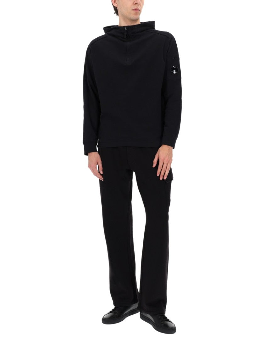 C.P. Company Neutral Cargo Jogger Elastic Waistband Pants