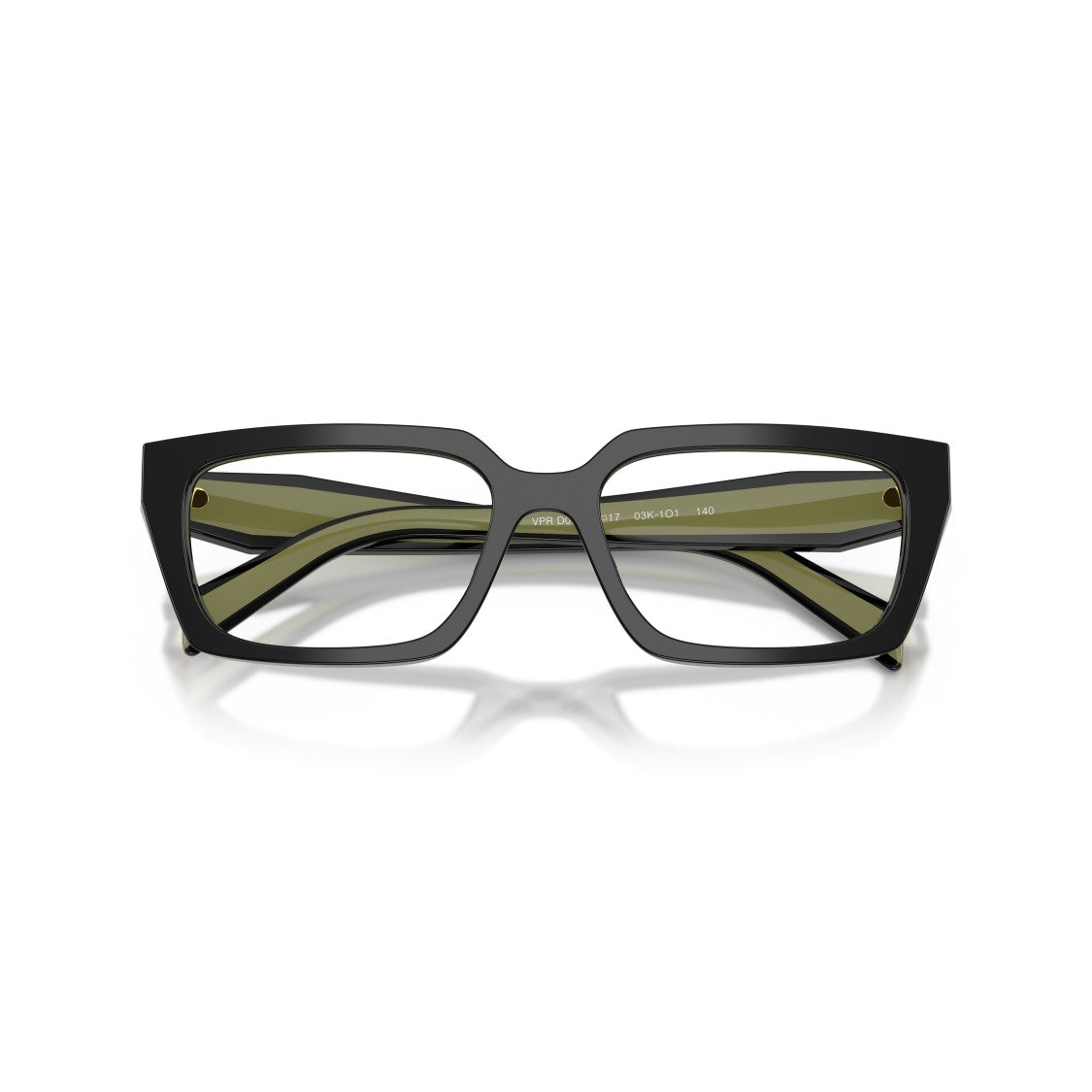 Prada Bold Rectangular Acetate Sunglasses With Gold Logo Detail