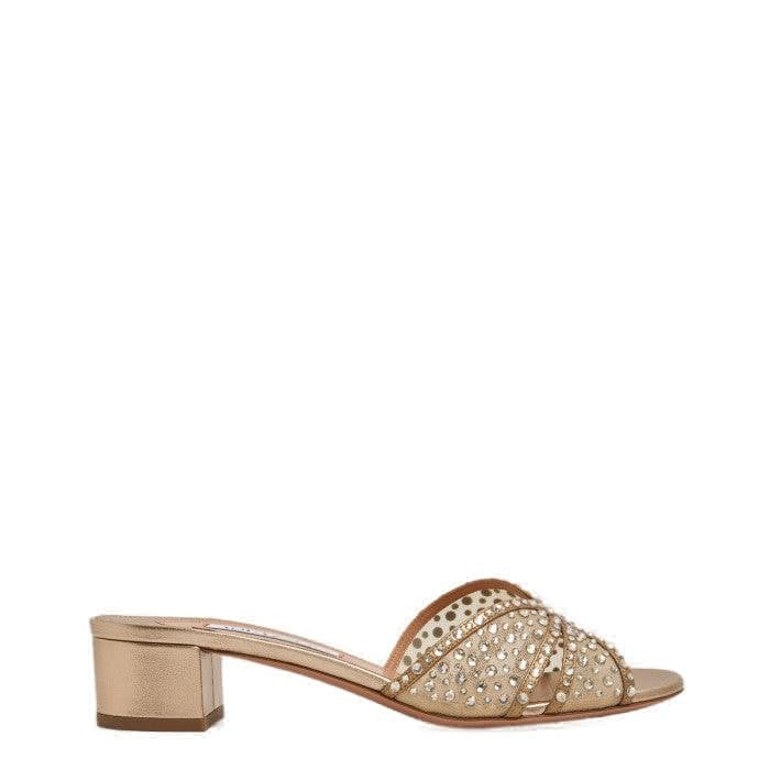 Aquazzura Crystal Lover Mule 35