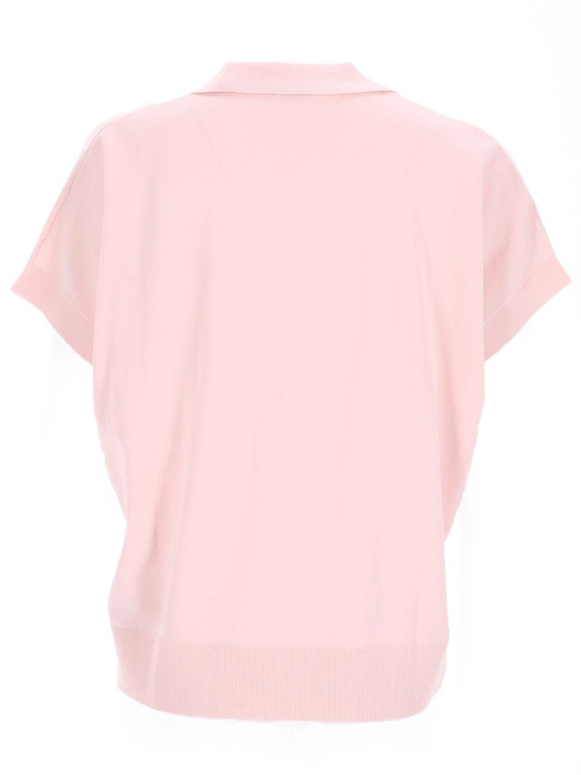 Aspesi Short Wide Sleeves V-Neck Shirt