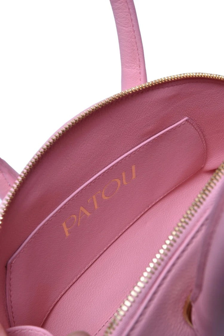 Patou Leather Shoulder Bag - Pink
