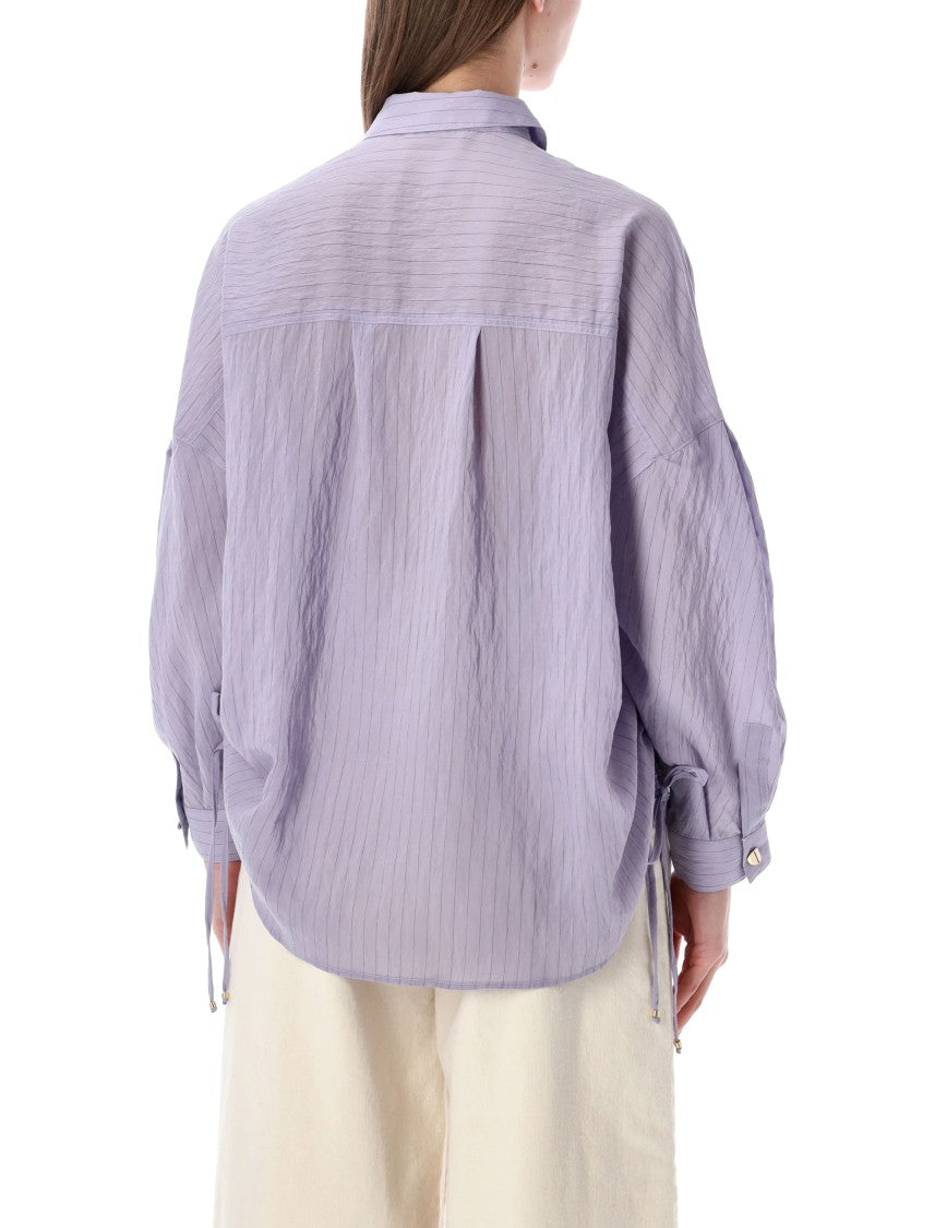 Sessùn Danie Loose Lyocell Stripe Shirt