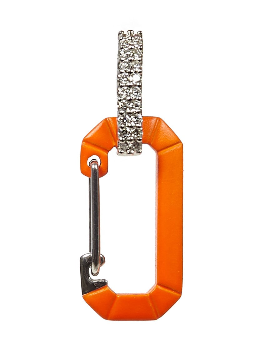 Eera Bijoux Earring With Fluorescent Accent And Diamond Detailing