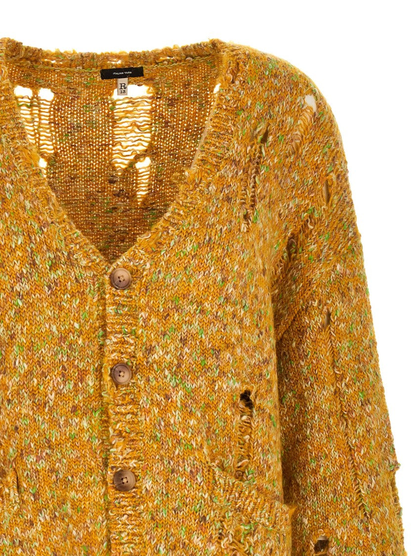 R13 Torn Cardigan