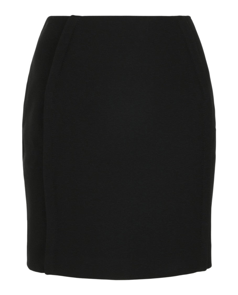 Versace Fitted Black Mini Skirt
