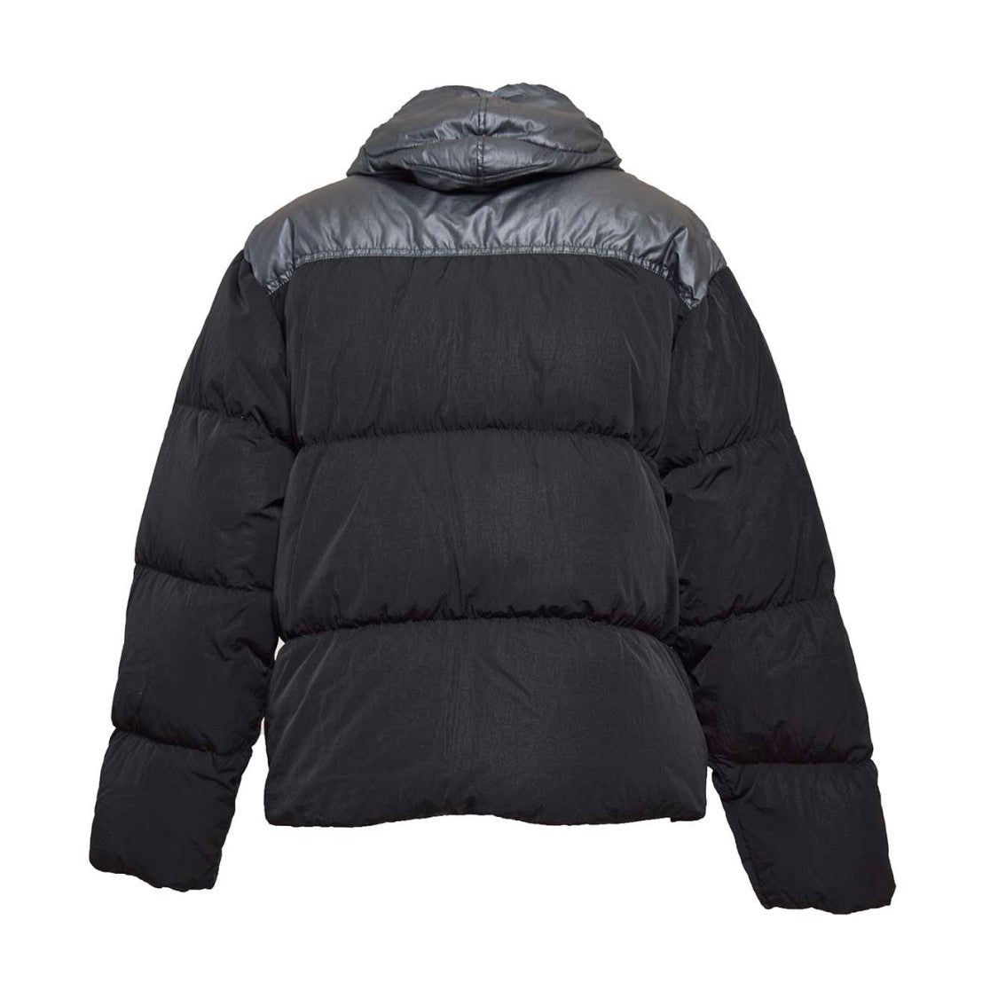 C.P. Company Black Eco Chrome-R Puffer Jacket In Nylon