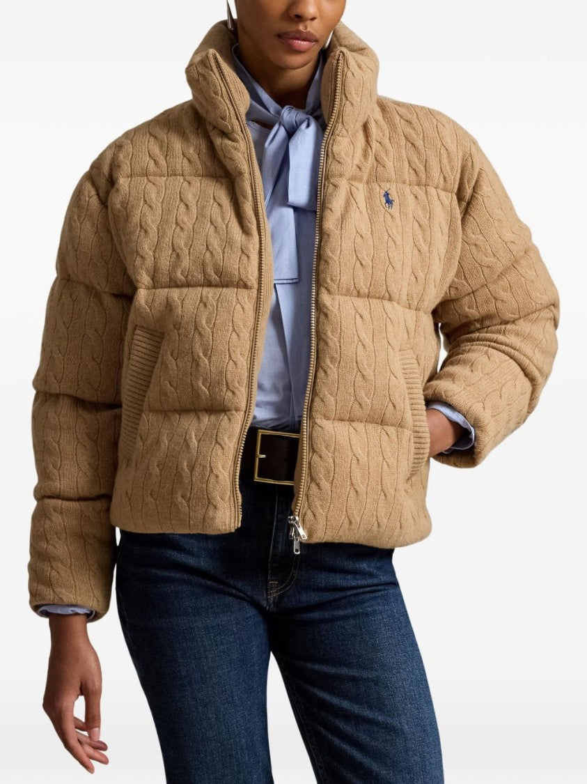 Polo Ralph Lauren Quilted Cropped High-Collar Jacket