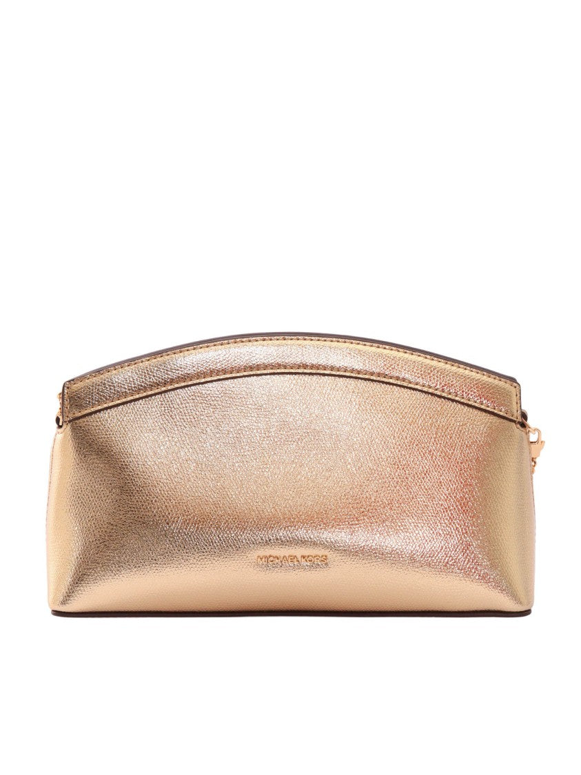 Michael Kors Dome Leather Adjustable Clutch