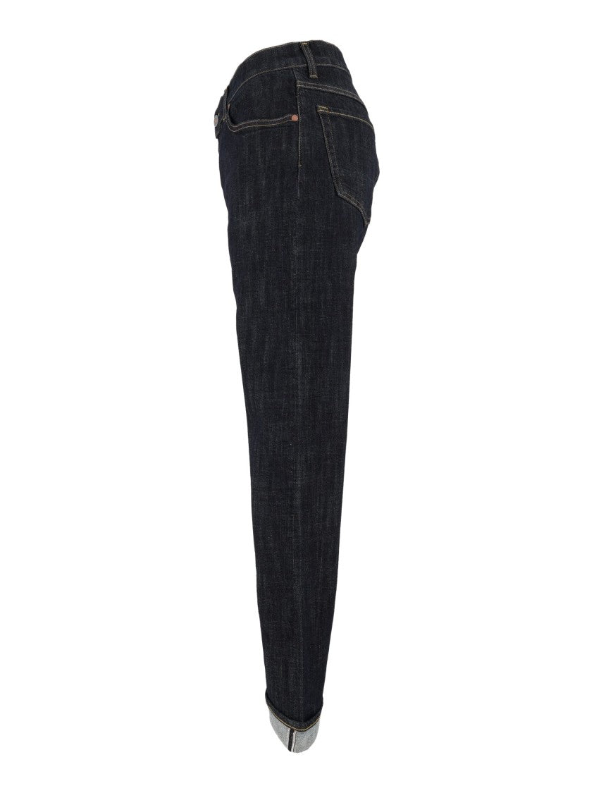 Tela Genova Cosmy Retro Rinse Blue Straight-Leg Jeans
