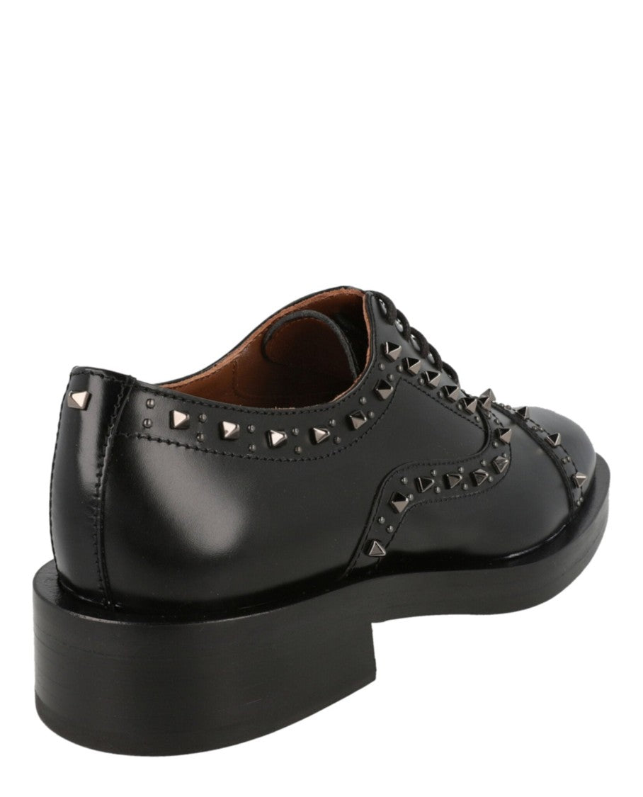 Valentino Gentleglam Studded Wingtip Oxfords