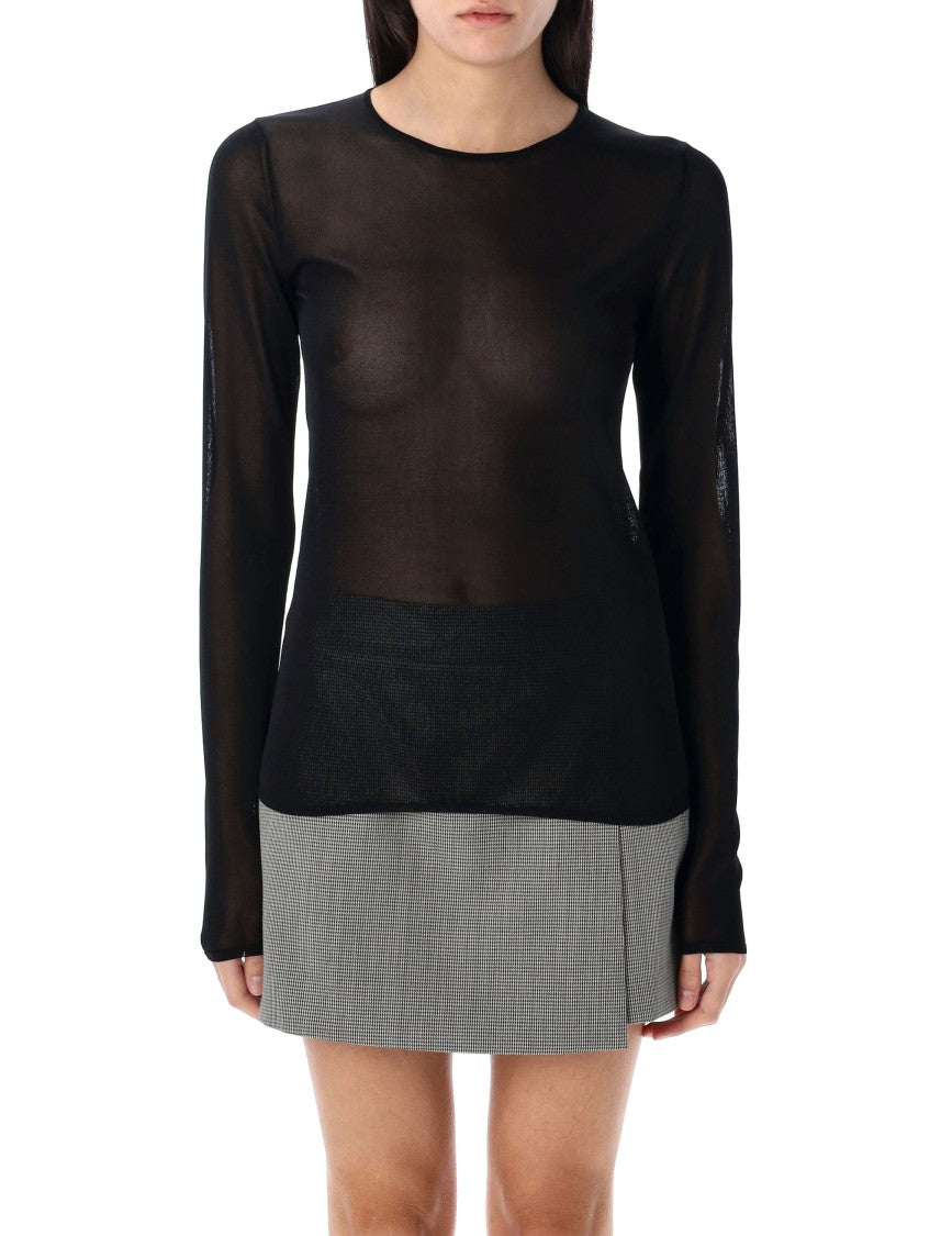 Golden Goose Long Sleeve Top Viscosa Knit