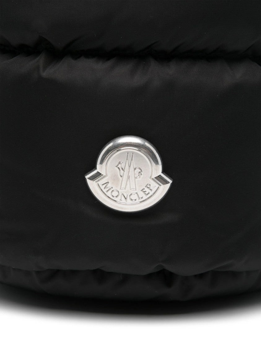 Moncler Black Caradoc Quilted Bucket Bag