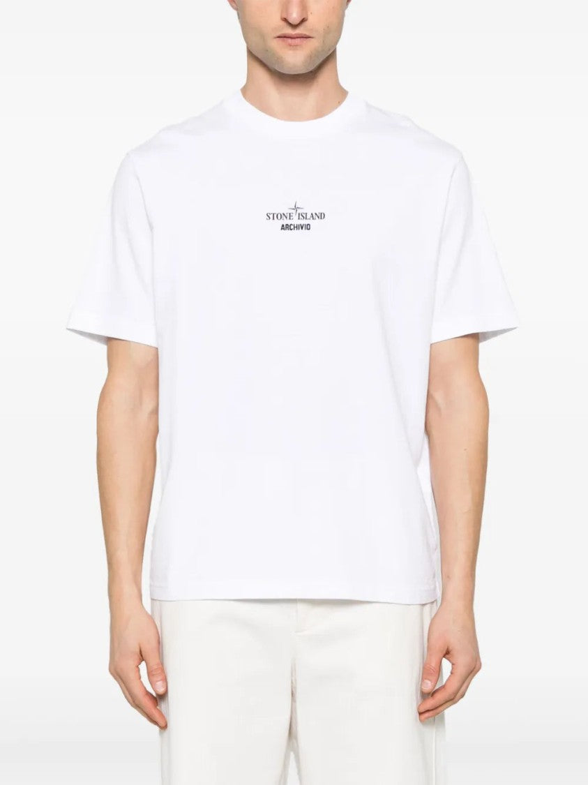Stone Island Logo-Print T-Shirt