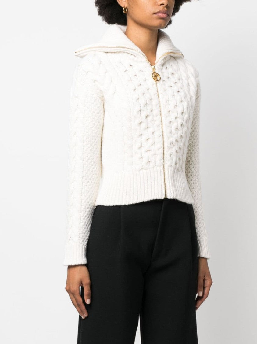 Patou Textured Cable Knit Jumper