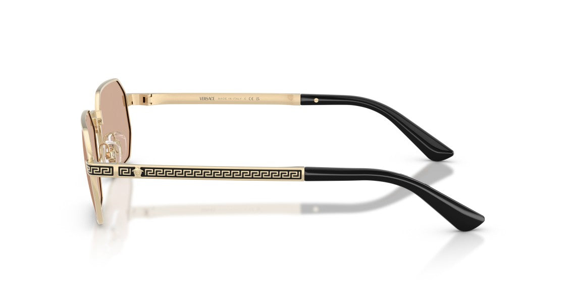 Versace Geometric Oversized Frame Versace Sunglasses