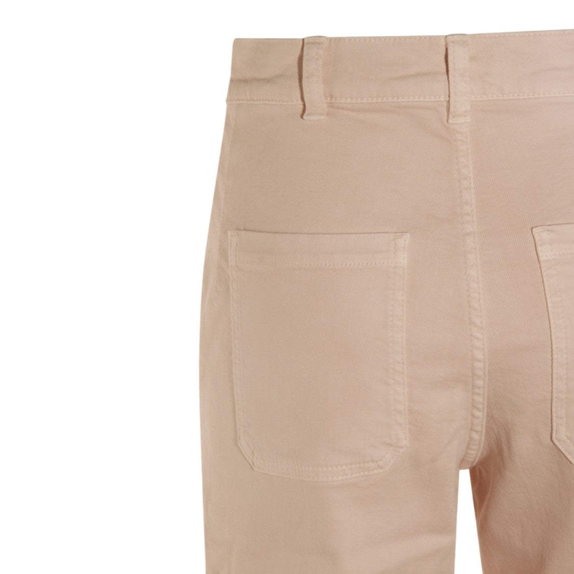 Eleventy High-Waisted Straight-Leg Pants In Sand Shade