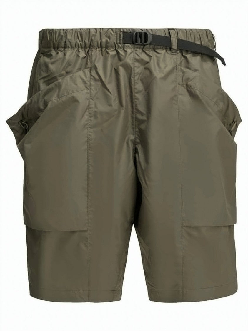 Goldwin Black Utilitarian Multiple Pocket Polyester Shorts