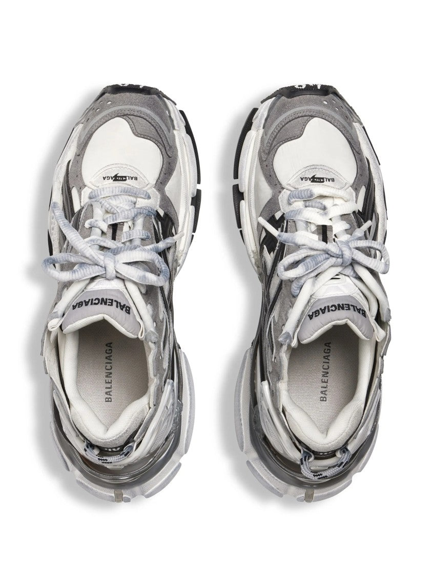 Balenciaga Runner Grey Nylon Chunky Sneakers
