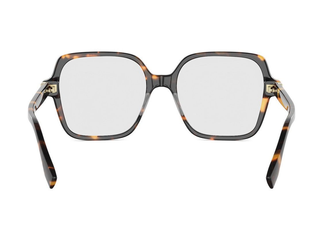 Fendi Fe50144i Oversized Square Tortoiseshell Eyeglasses