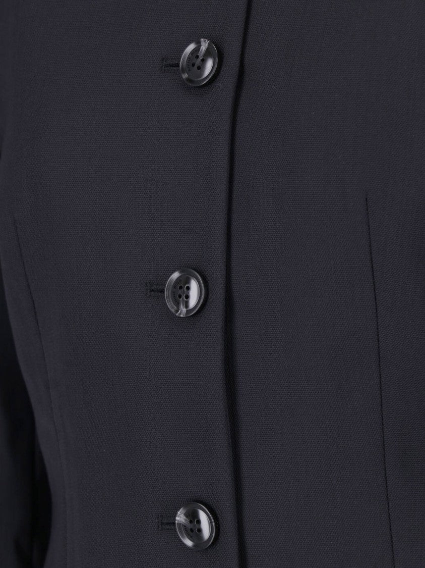 Anine Bing Tailored Blue Wool Blend Huda Blazer