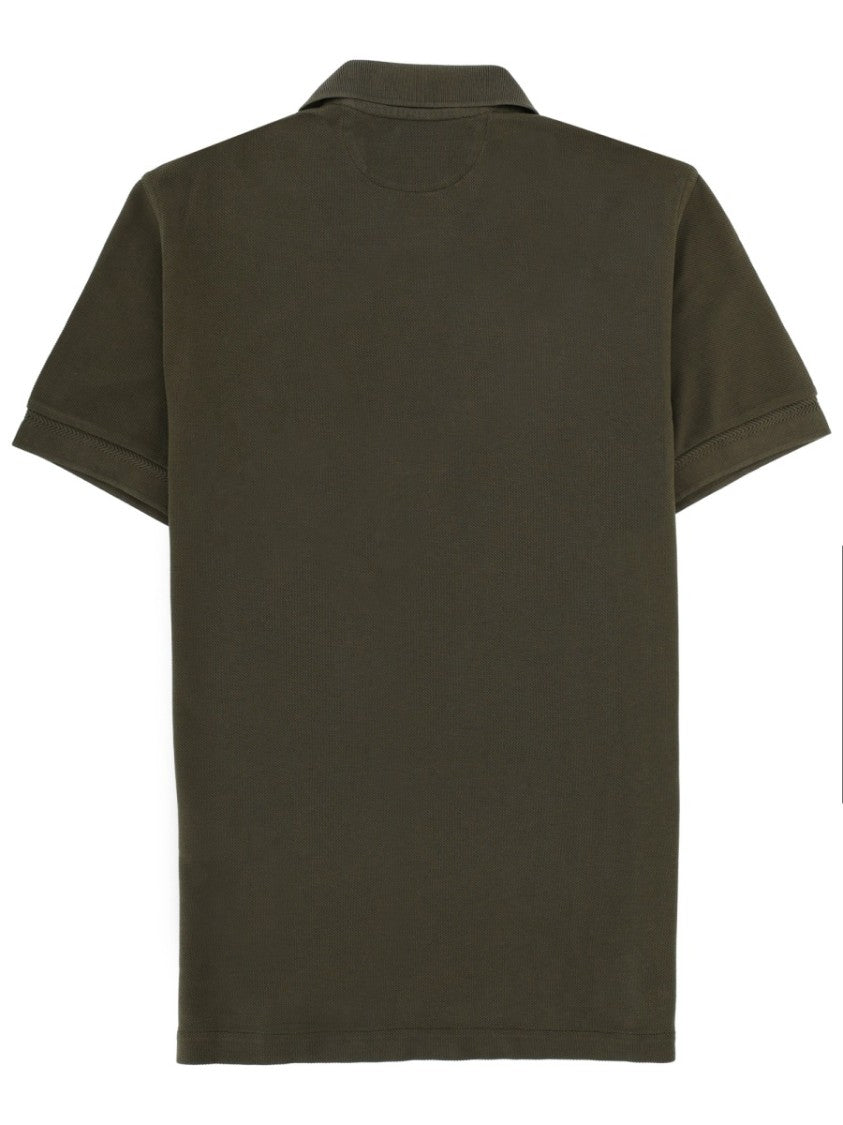 Tom Ford Green Lyocell Blend Minimalist Polo Shirt