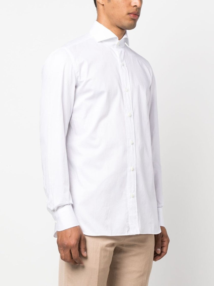 Borrelli Cotton Long-Sleeve Shirt