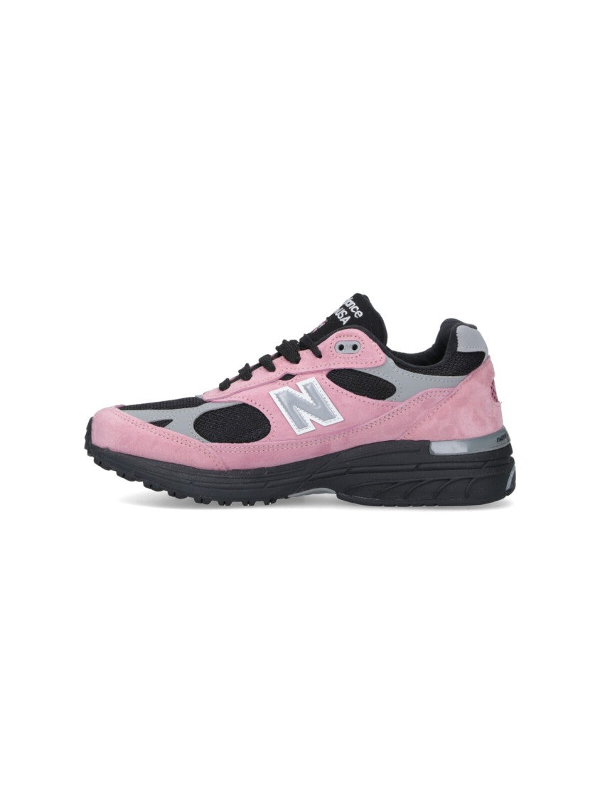New Balance Pink Sneakers With Classic Lace-Up Design