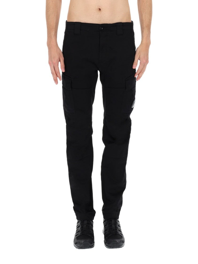 C.P. Company Neutral Ergonomic Straight-Leg Cotton-Blend Cargo Pants