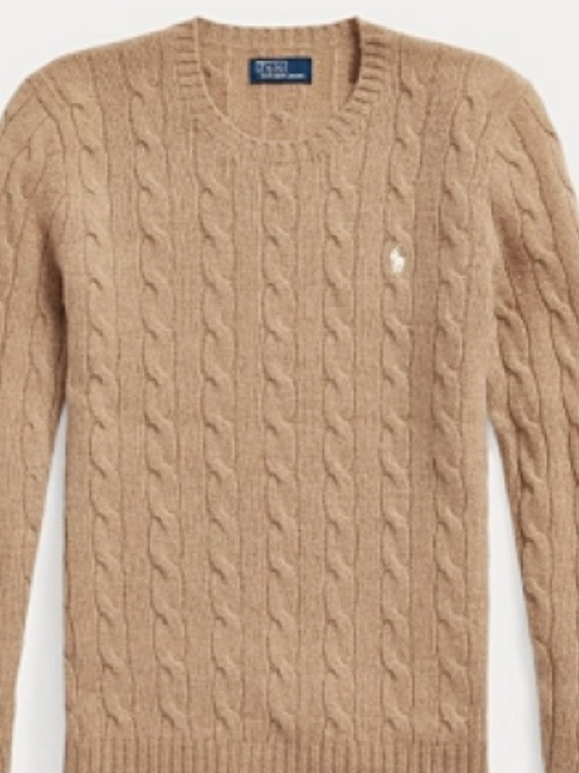 Polo Ralph Lauren Julianna Cable-Knit Long-Sleeve Sweater