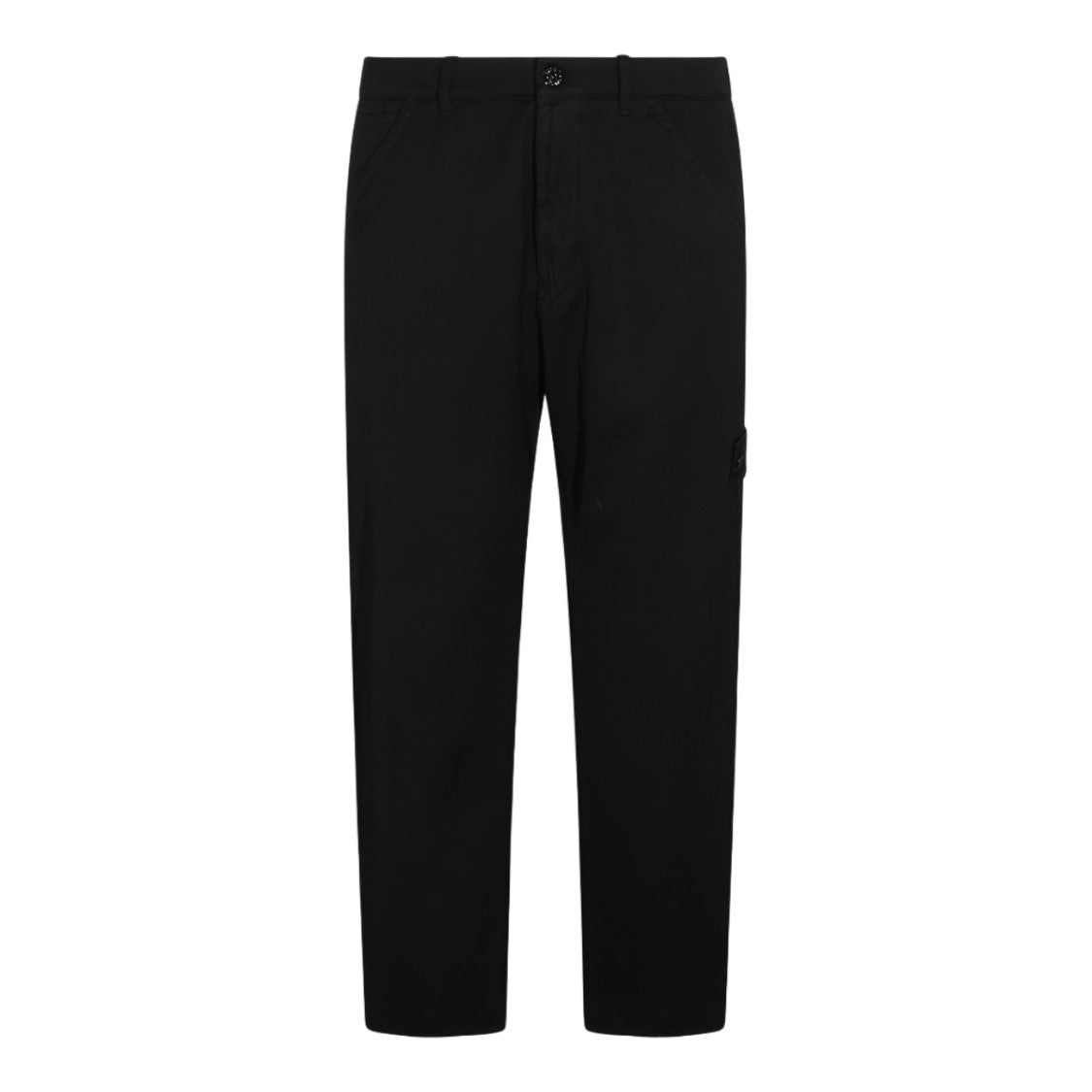 Stone Island Button Closure Straight-Leg Pants