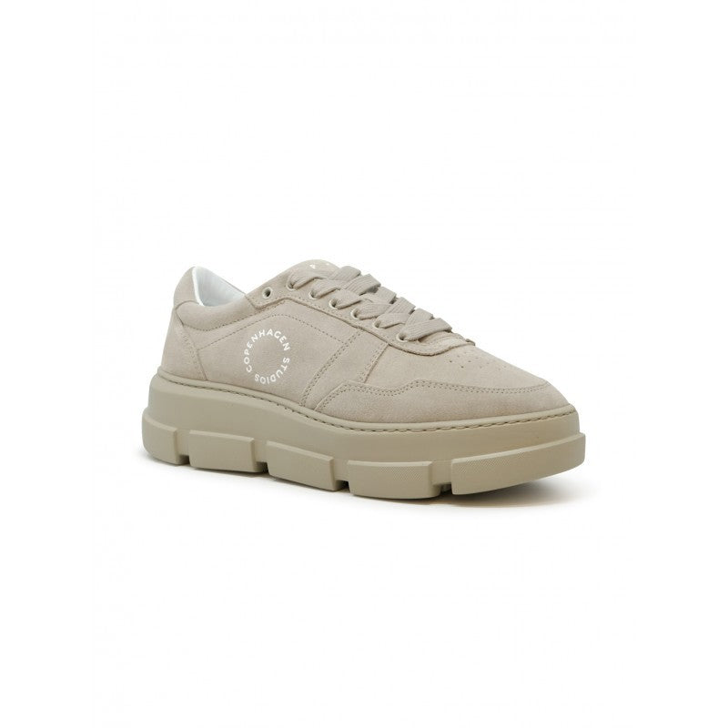 Copenhagen F5cph435 Light Stone Suede Sneakers