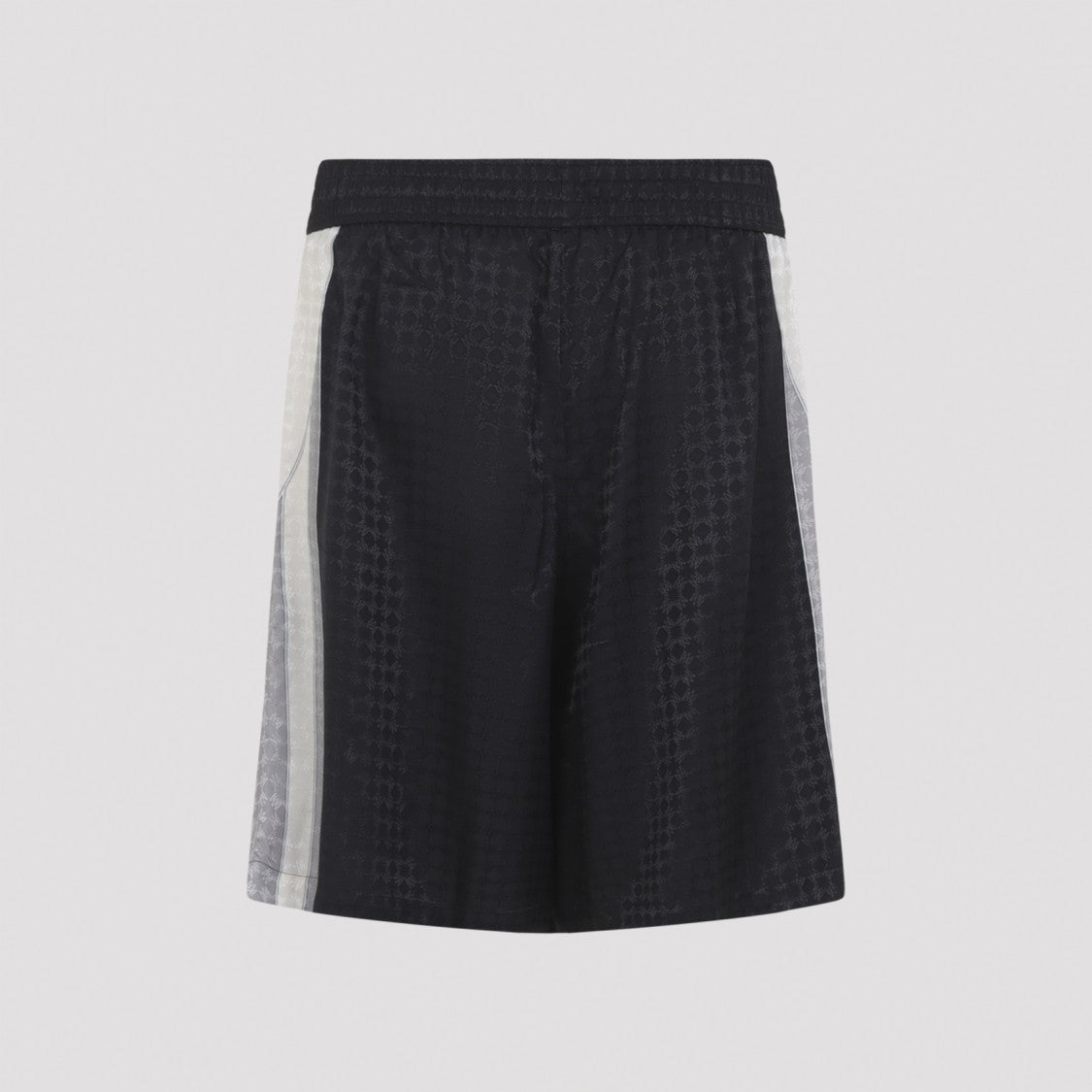 Amiri Bermuda Shorts With Textured Pattern And Adjustable Waistband