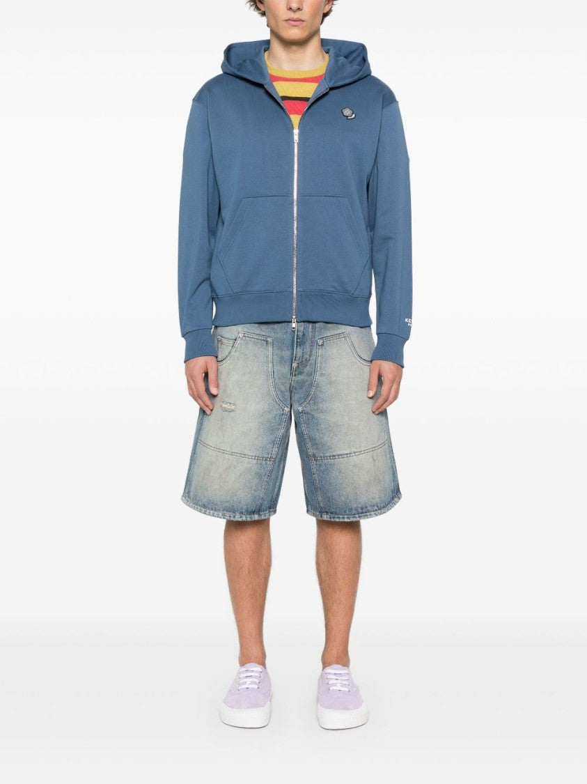 Moschino Faded Blue Denim Shorts