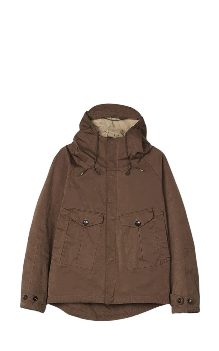 Ten C Boxy Brown Jacket With Hood
