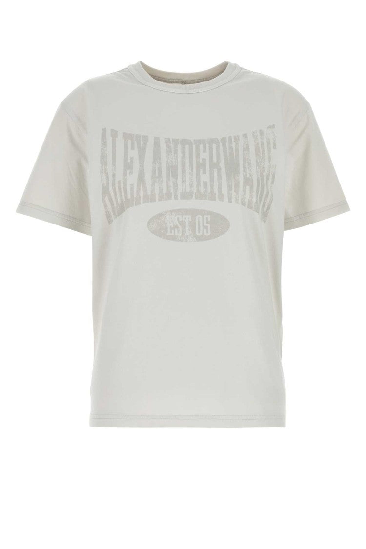T By Alexander Wang Chalk Oversize Cotton T-Shirt