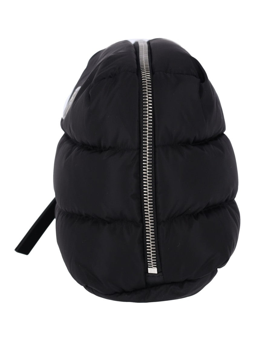 Moncler Black Caradoc Quilted Padded Pouch