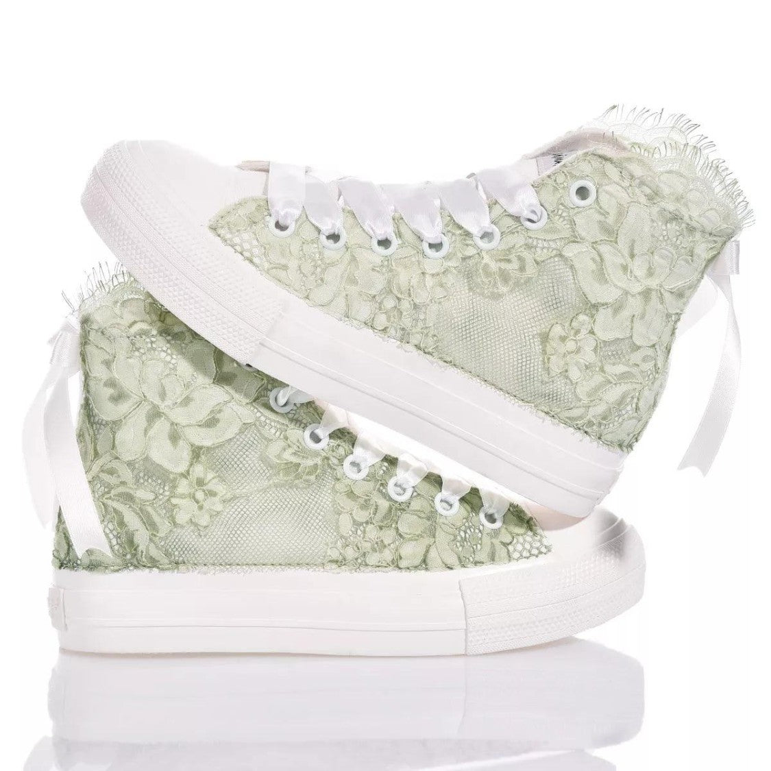 Mimanera Airlines Platform Green Amabel Sneakers