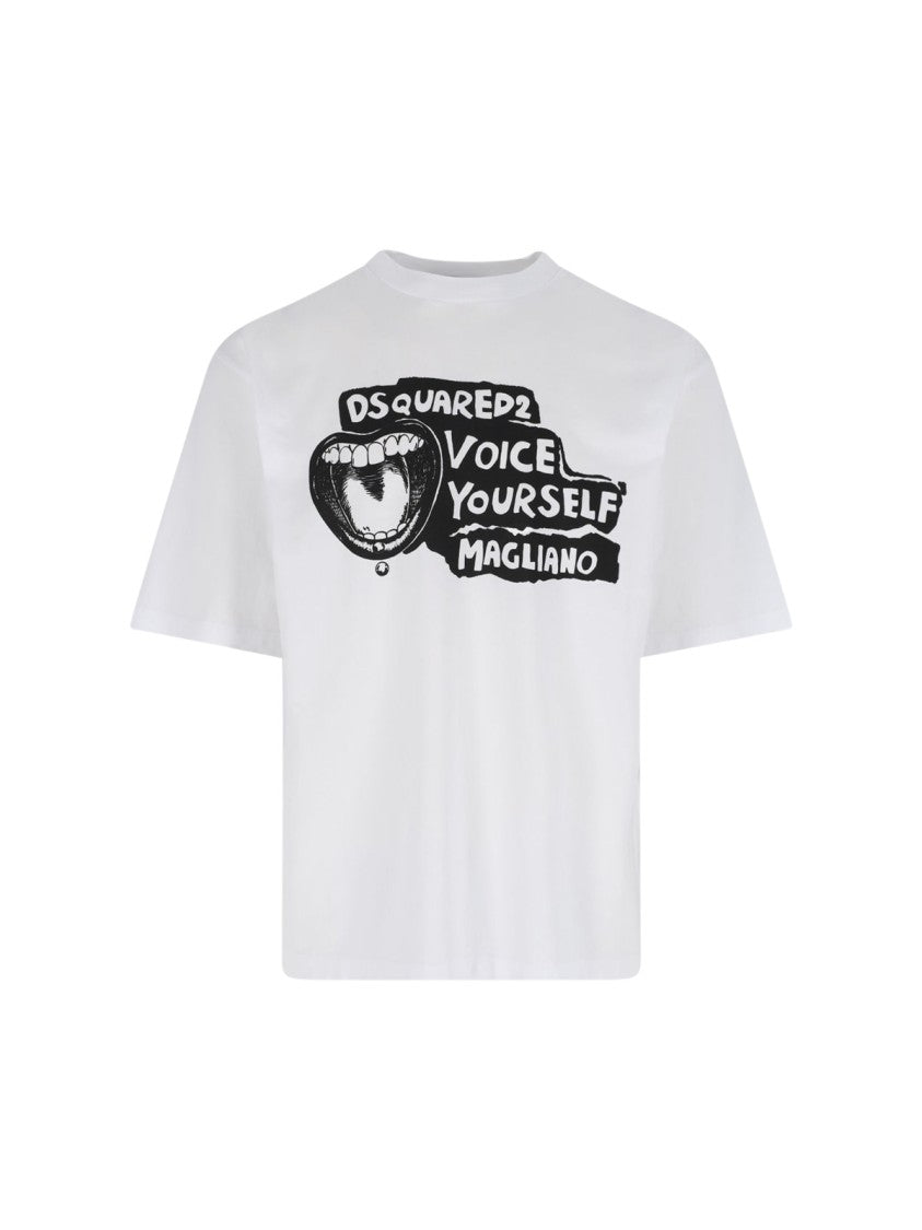 Dsquared2 Voice Yourself T-Shirt – White