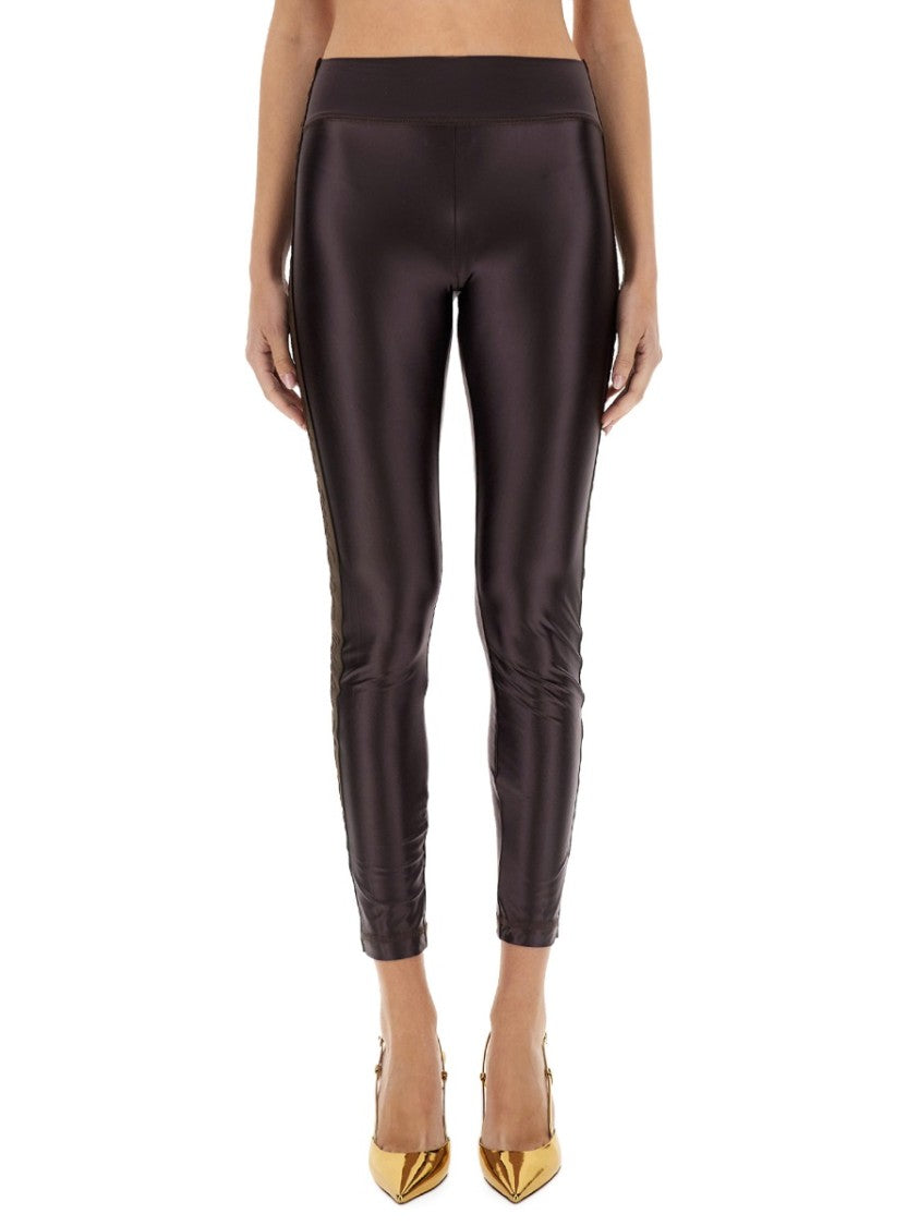 Versace Jeans Couture Leggings With Logoed Band