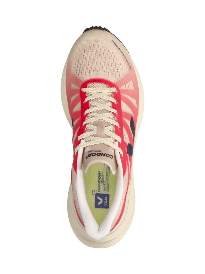 Veja Rounded Toe Sneakers With Lace-Up Closure And Contrast Details