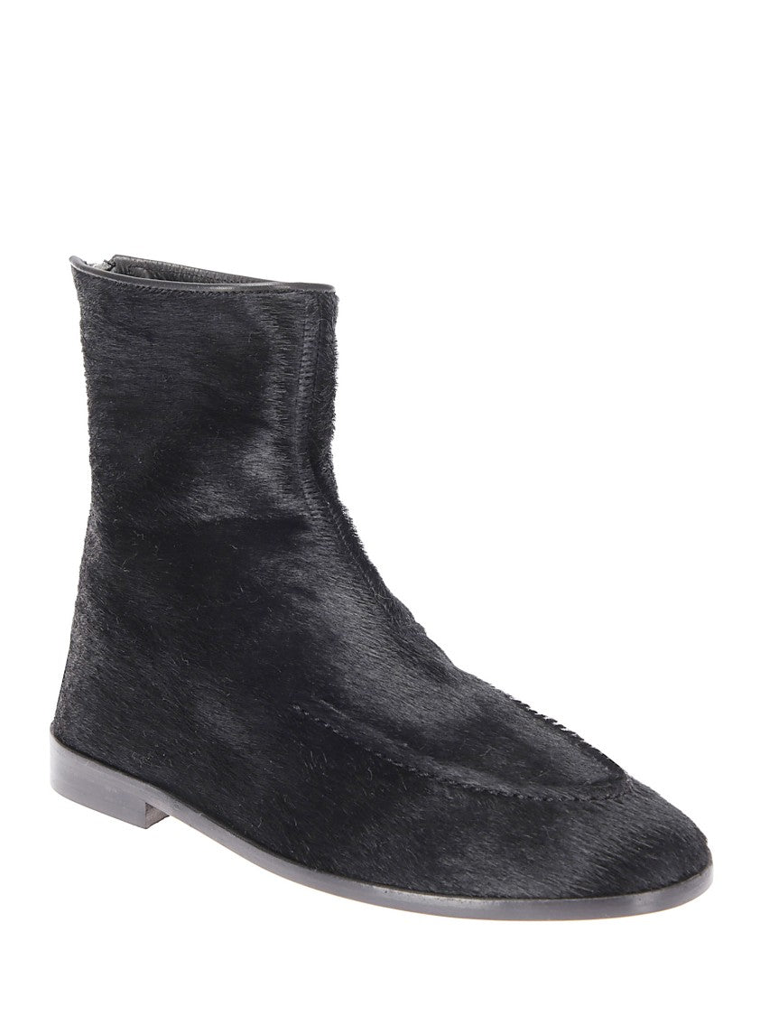 Hereu Low Ankle Boot In Calf Hair