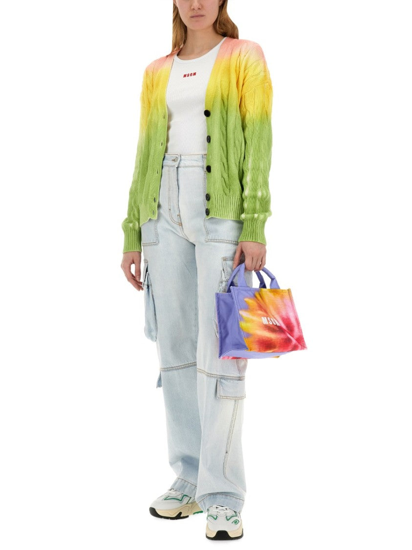 Msgm Denim Cargo Pants