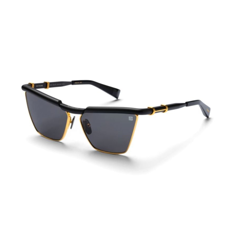 Balmain Victoire Geometric Frame Sunglasses