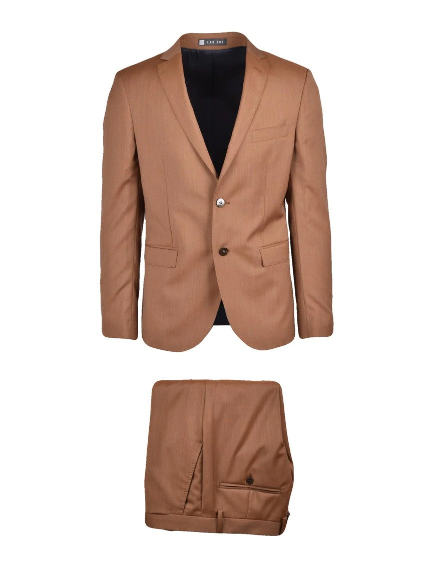 Lab 001 Biscuit Virgin Wool Formal Suit