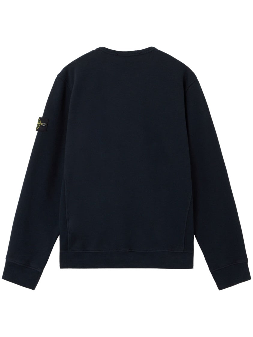 Stone Island Dark Blue Crewneck Sweater