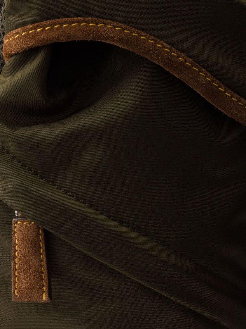 Prada Re-Nylon And Suede Backpack