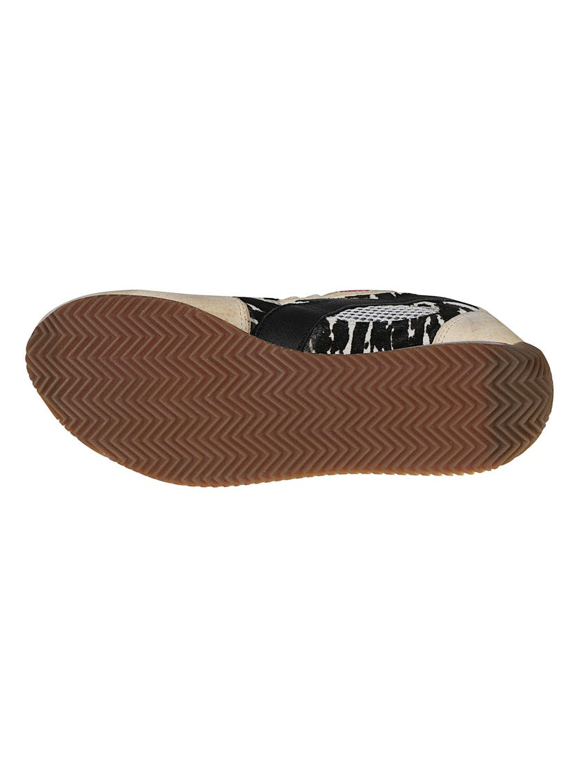 Diadora Equipe Revenge Totem Leather-Blend Low-Top Sneakers